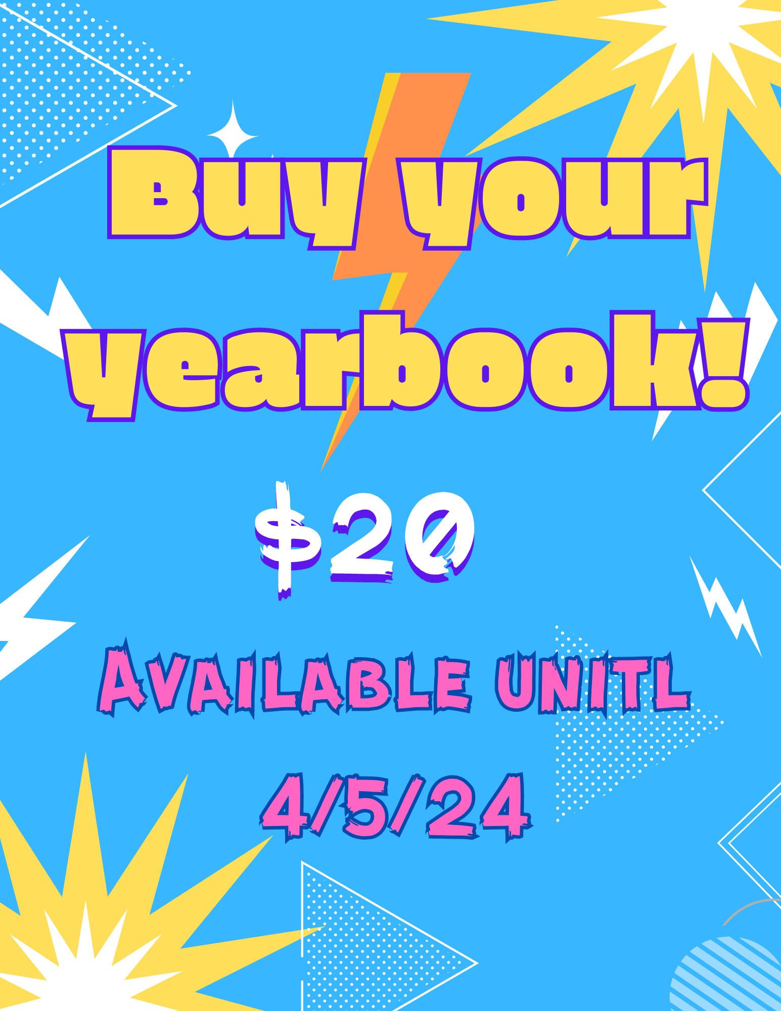 Yearbook sale