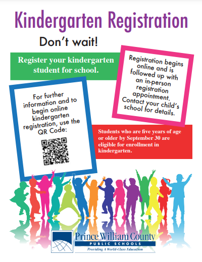 Kinder Registration info